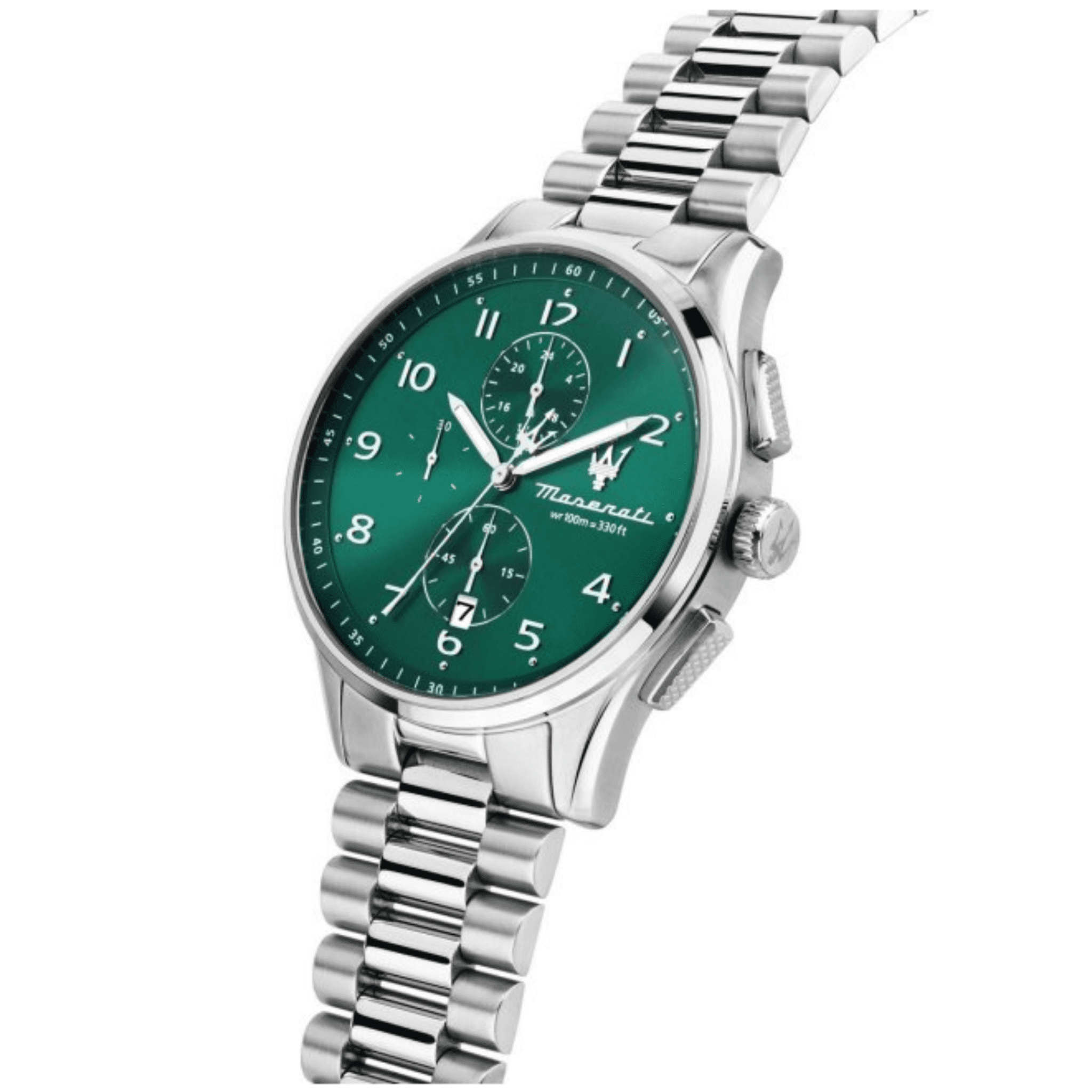 Maserati Sorpasso 42mm Chronograph Green Dial Watch - Image 4