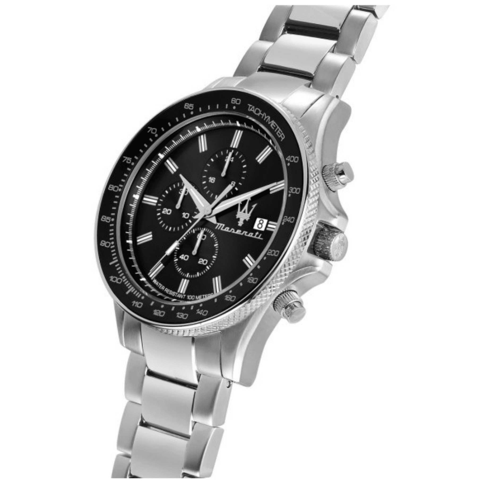 Maserati Sfida 44mm Chronograph Black Dial Watch - Image 4