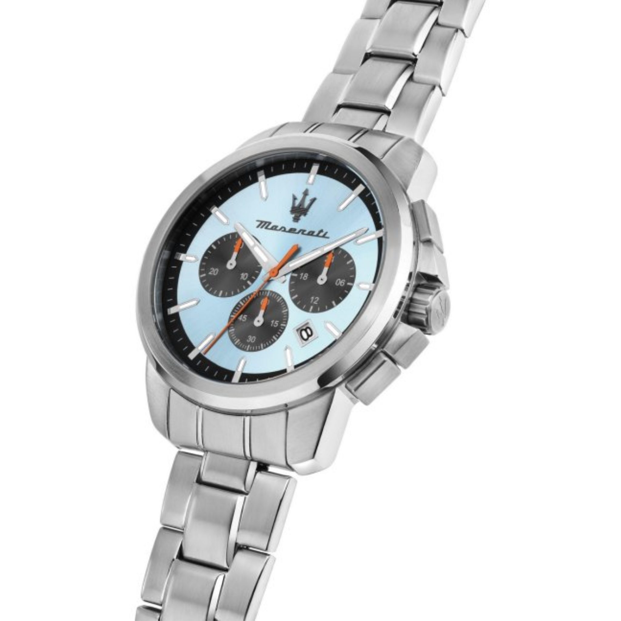 Maserati Suceso 42mm Chronographic Blue Dial Watch - Image 4