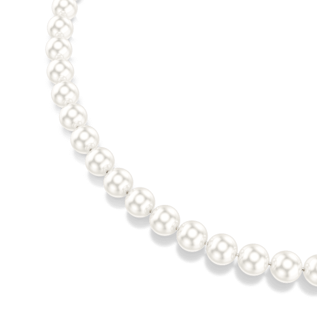 Swarovski Matrix Crystal Pearl Necklace - Image 3