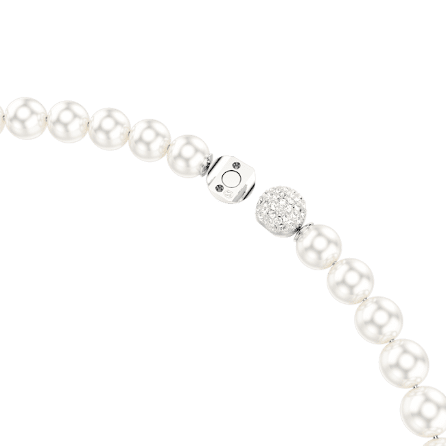 Swarovski Matrix Crystal Pearl Necklace - Image 2