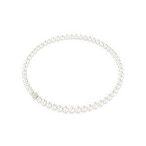 Swarovski Matrix Crystal Pearl Necklace