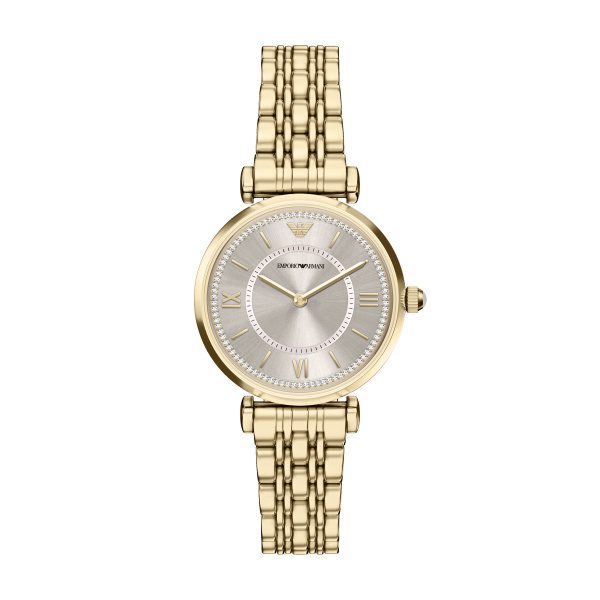 Armani Gianni T-Bar Gold Plated Ladies Watch