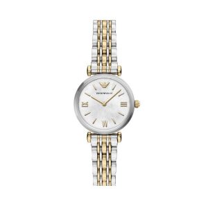 Armani Gianni T- Bar Two Tone Bracelet Ladies Watch