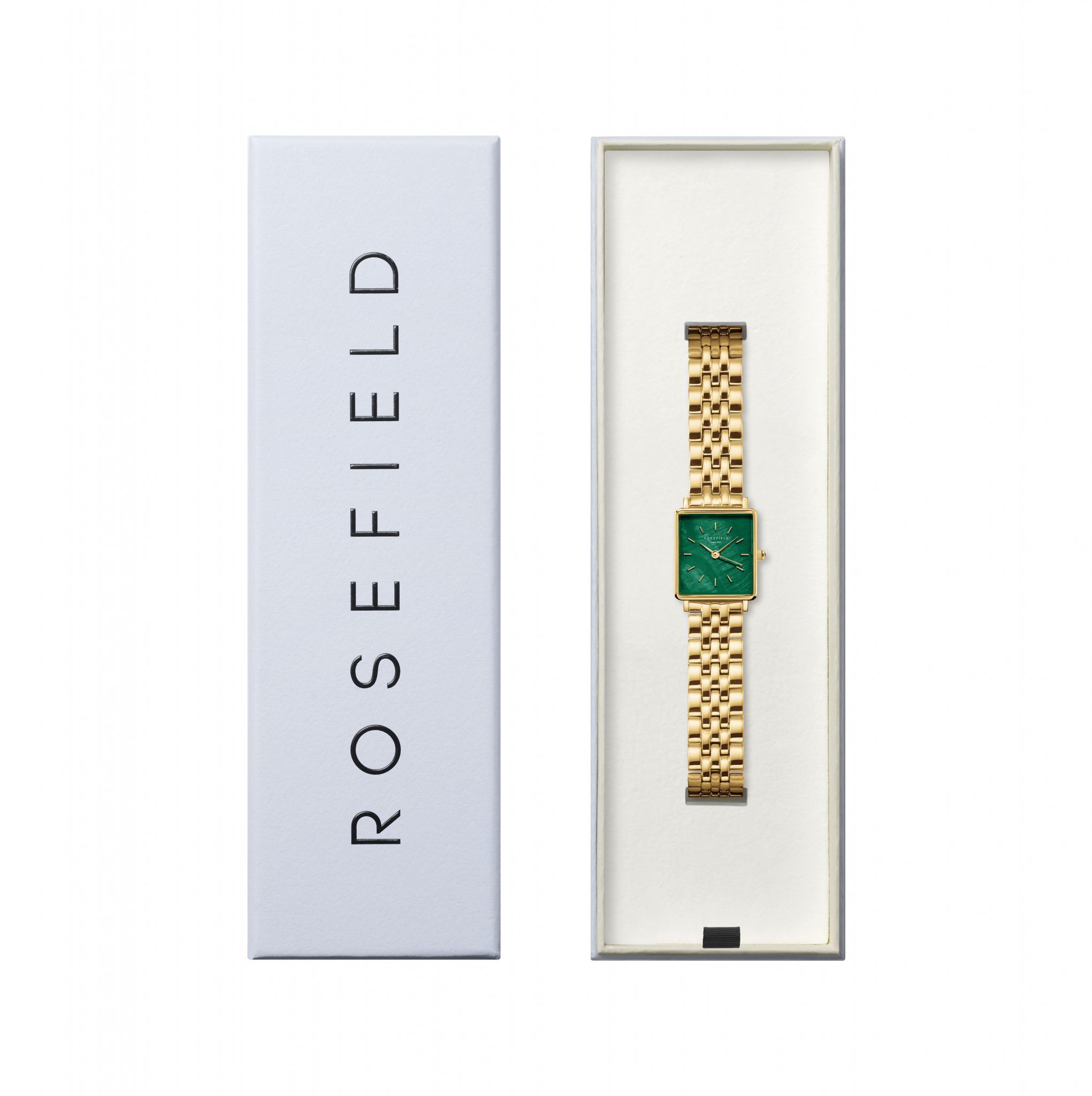 Rosefield Boxelle Emerald Dial Watch - Image 4