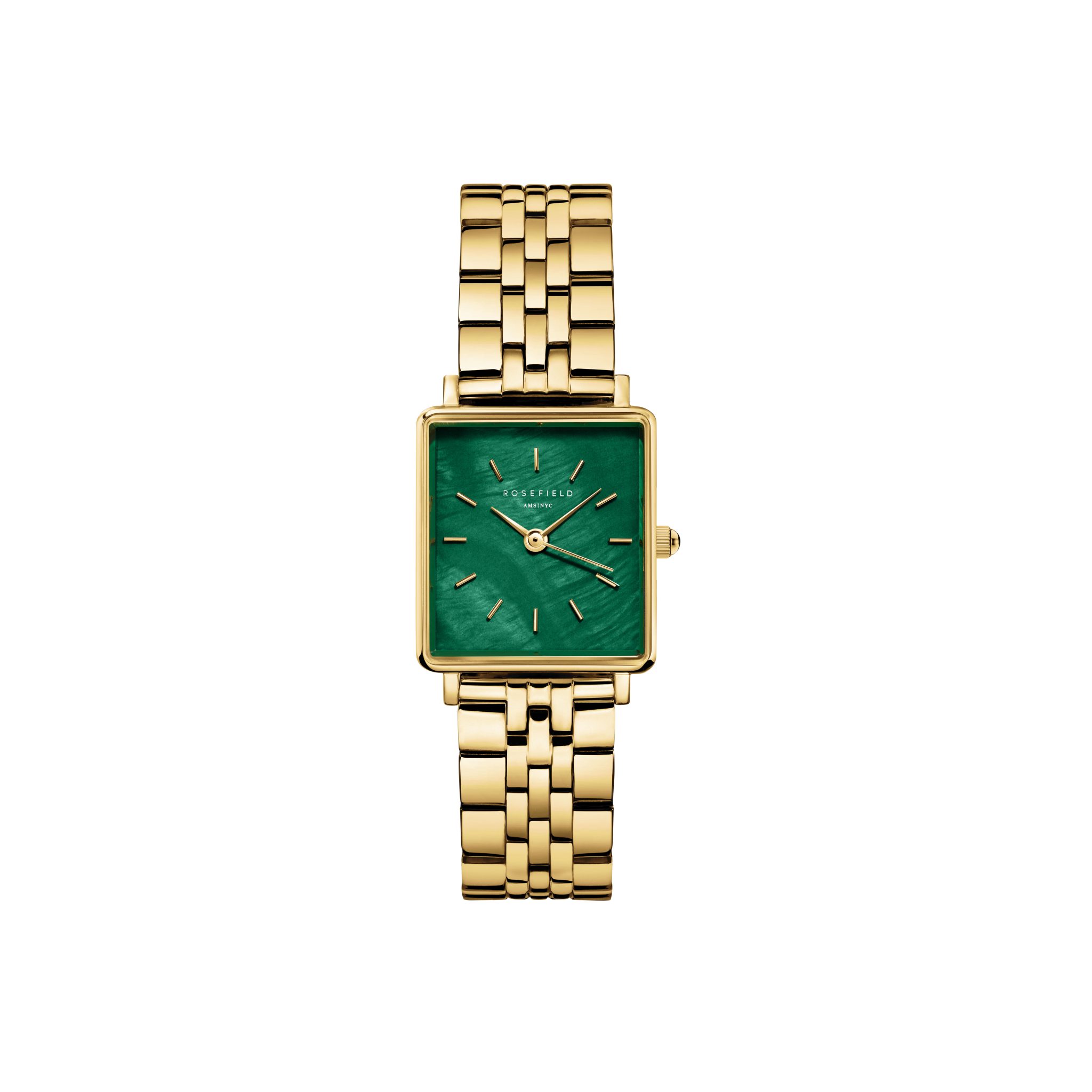 Rosefield Boxelle Emerald Dial Watch
