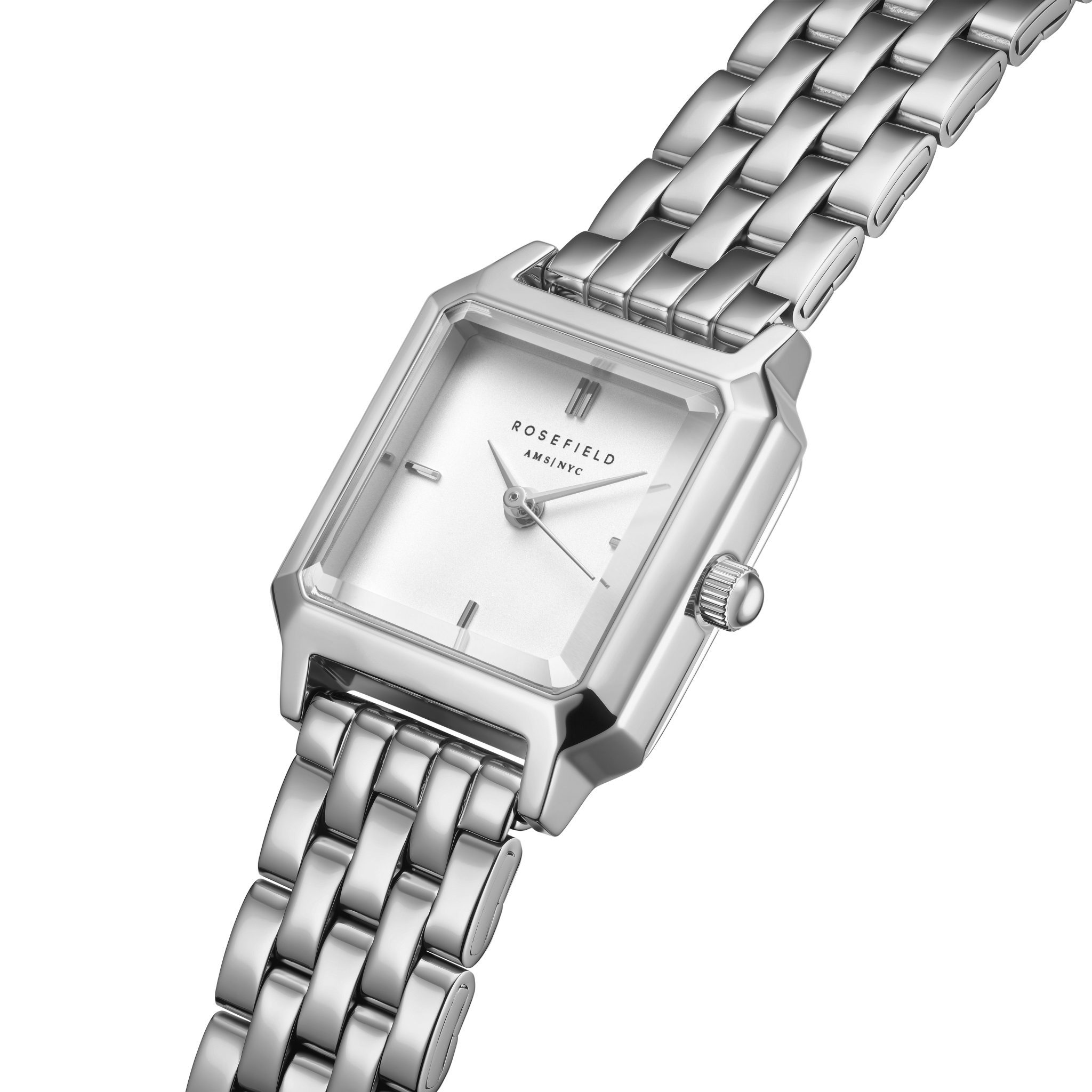 Rosefield Boxelle Silver Watch - Image 3