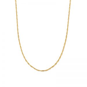 ChloBo Twisted Rope Chain Gold Tone