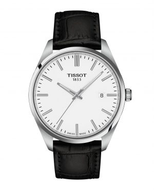 Tissot PR100 Black Leather Strap 40mm