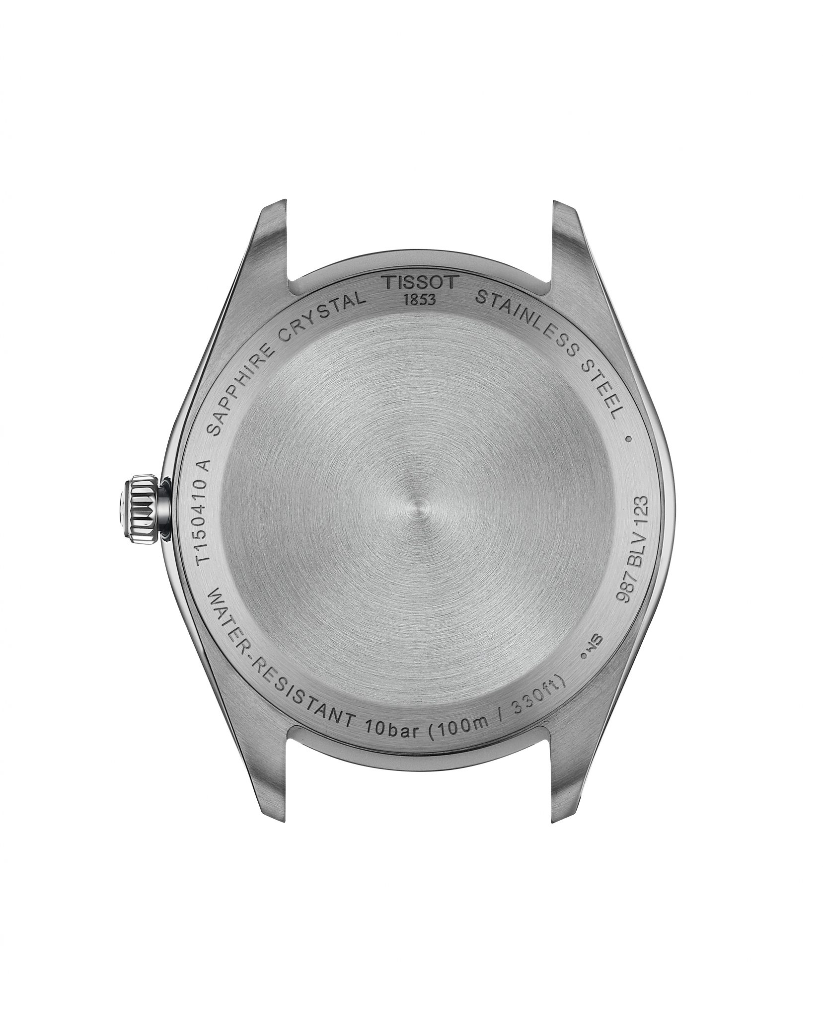 Tissot PR100 Black Leather Strap 40mm - Image 3