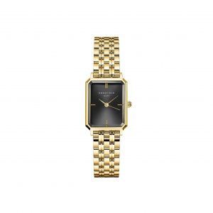 Rosefield Octagon XS Black Dial Watch