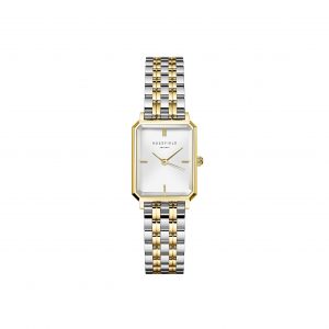 Rosefield Octagon XS Two Tone Watch