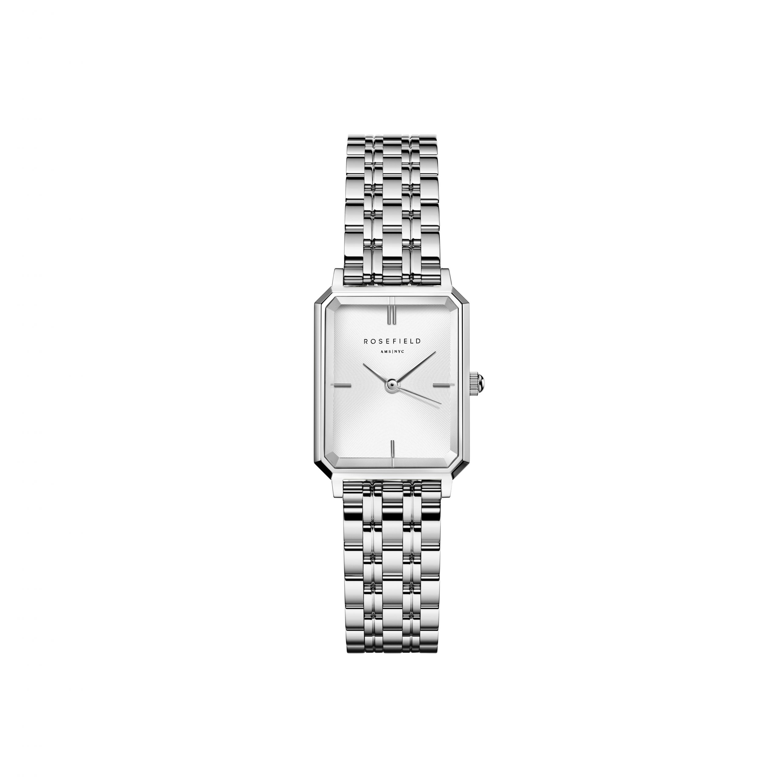 Rosefield Octagon XS Silver Watch