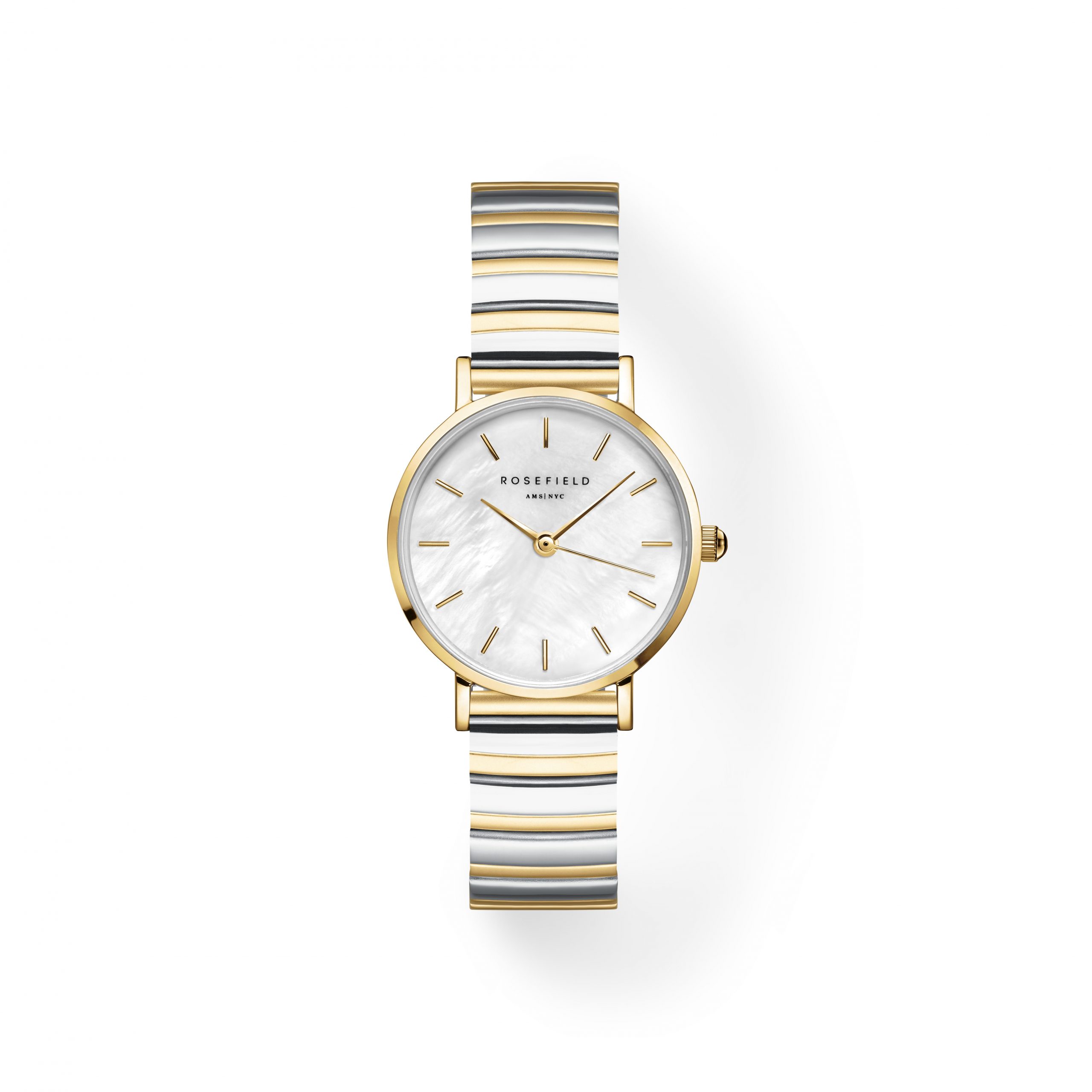 Rosefield Small Edit Two Tone Watch