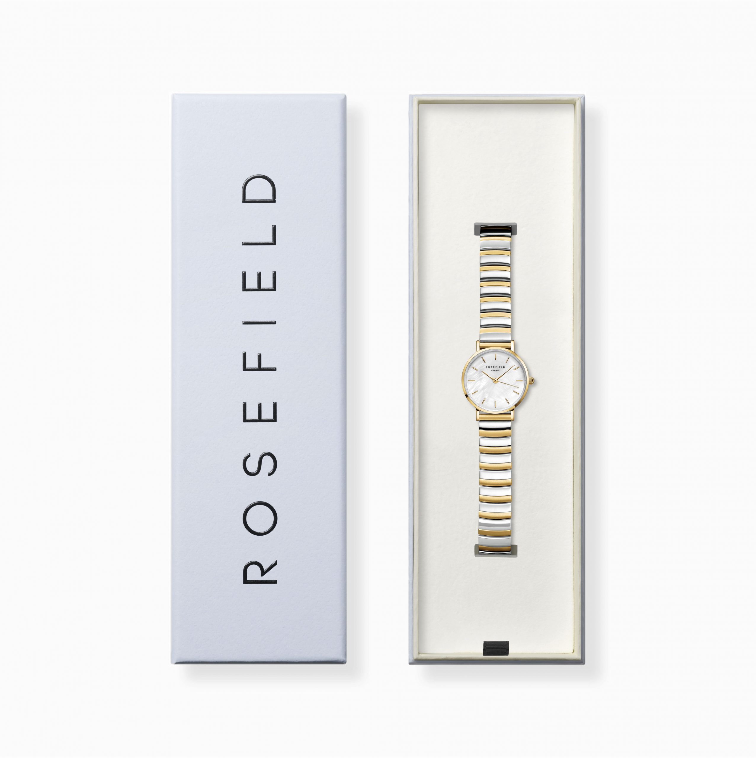 Rosefield Small Edit Two Tone Watch - Image 4