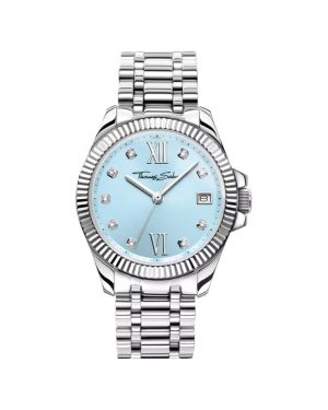 Thomas Sabo Silver Blue Bezel Ladies Watch