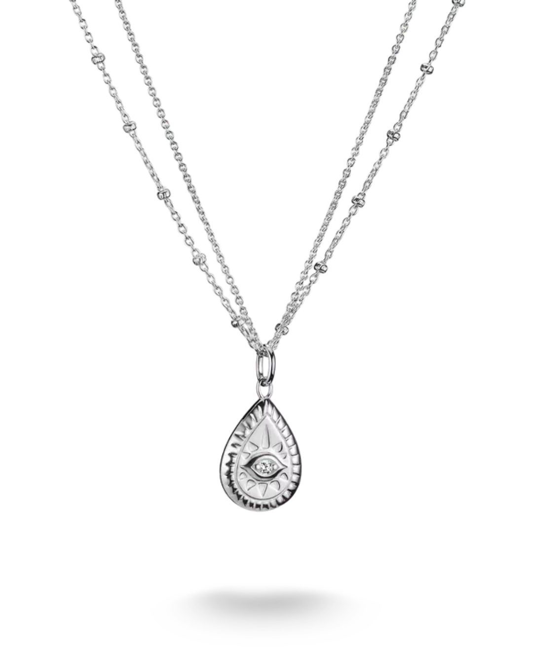 Thomas Sabo Silver Elyndra Eye Double Necklace