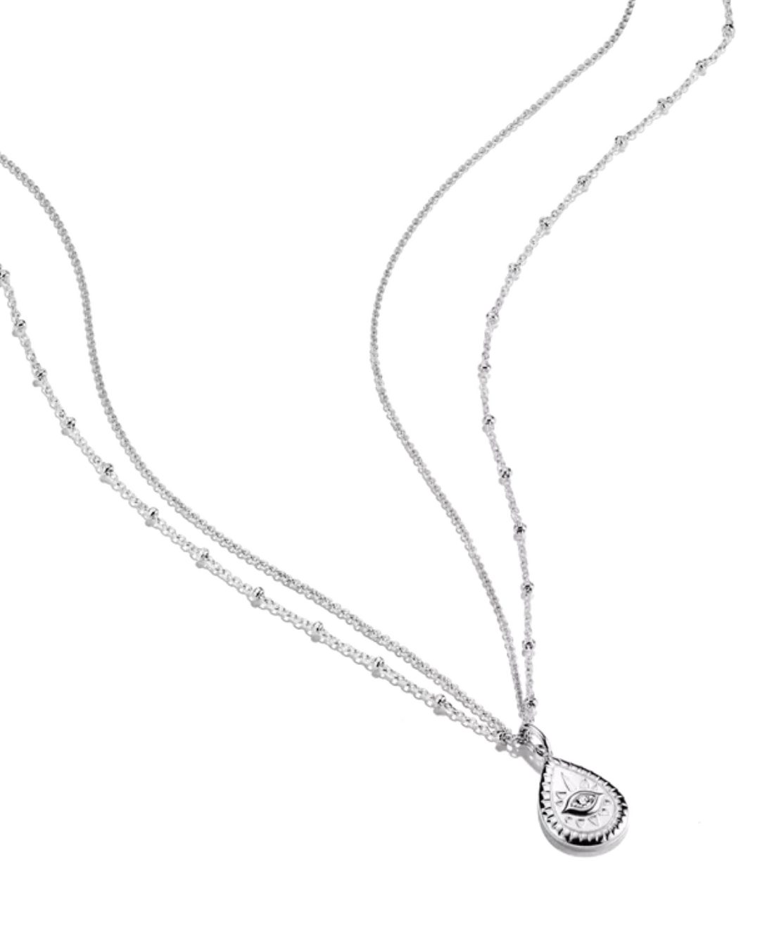 Thomas Sabo Silver Elyndra Eye Double Necklace - Image 2