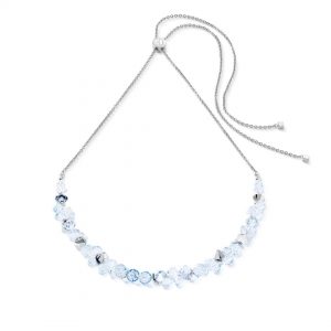 Coeur de Lion Dancing Crystals Silver-Crystal Necklace