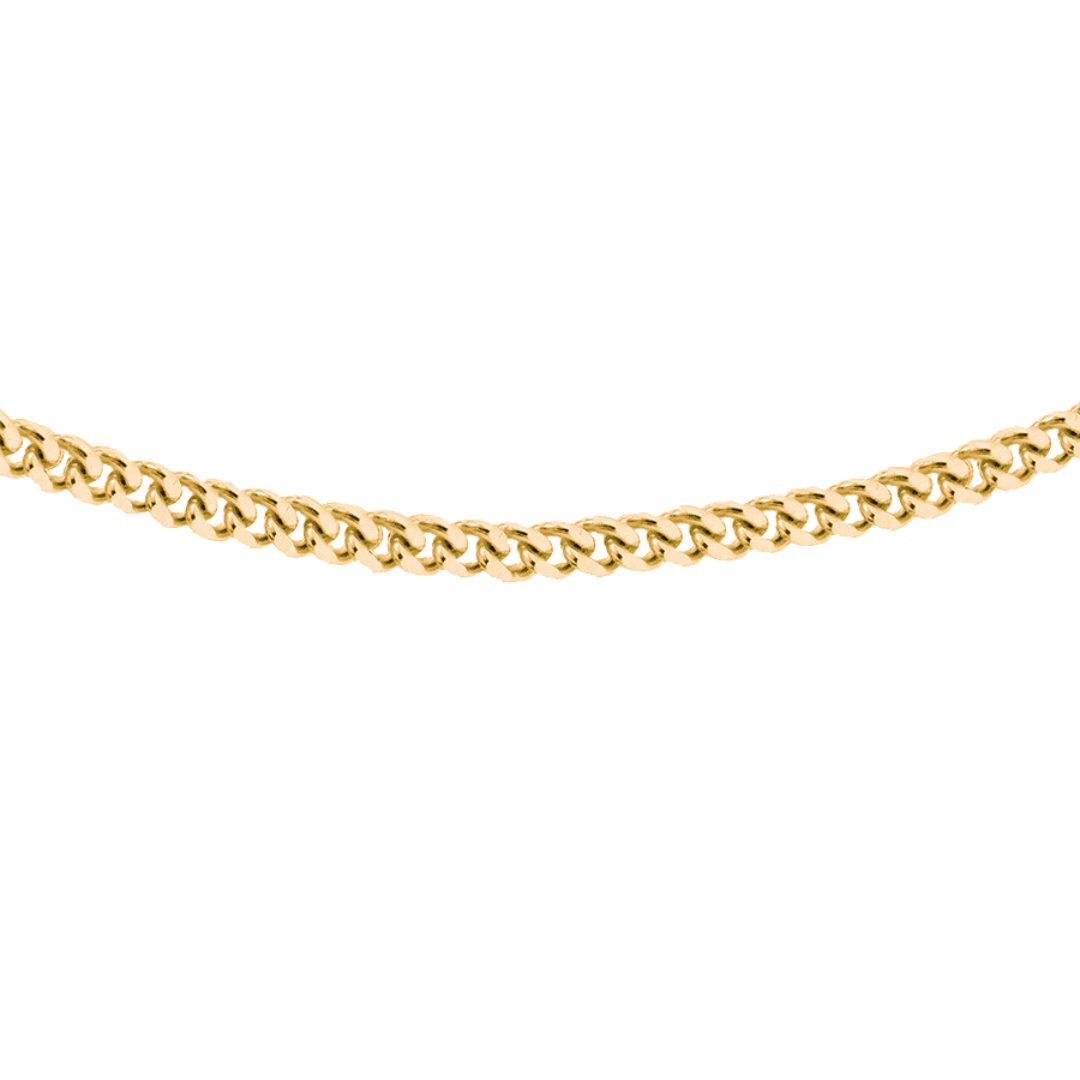 Gold Plated 25 Panza Curb Chain
