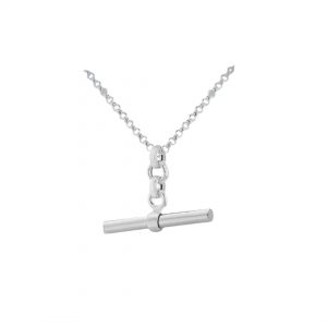 Sterling Silver Belcher T-Bar Adjustable Pendant