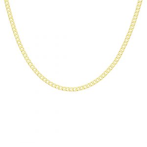 Gold Plated Vermeil Curb Chain