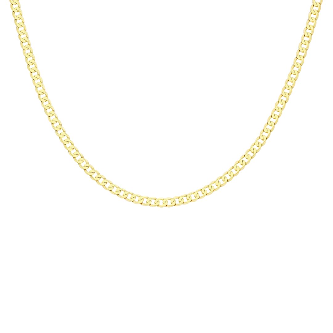 Gold Plated Vermeil Curb Chain