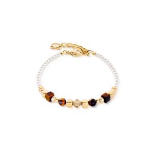 Coeur de Lion Princess Sunray Gold Brown Bracelet