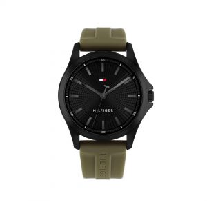 Tommy Hilfiger Bruce Black & Green Watch
