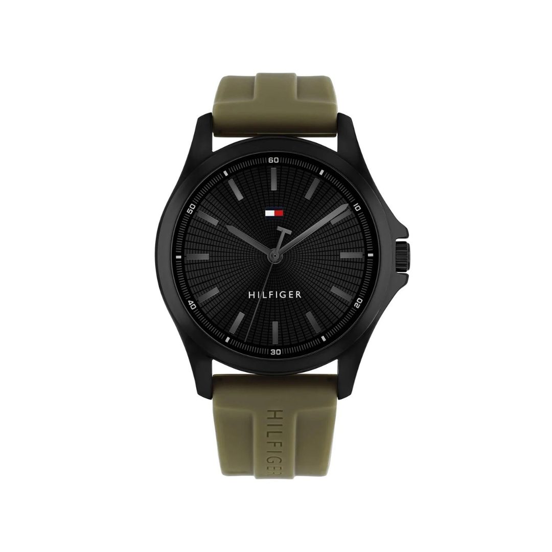 Tommy Hilfiger Bruce Black & Green Watch
