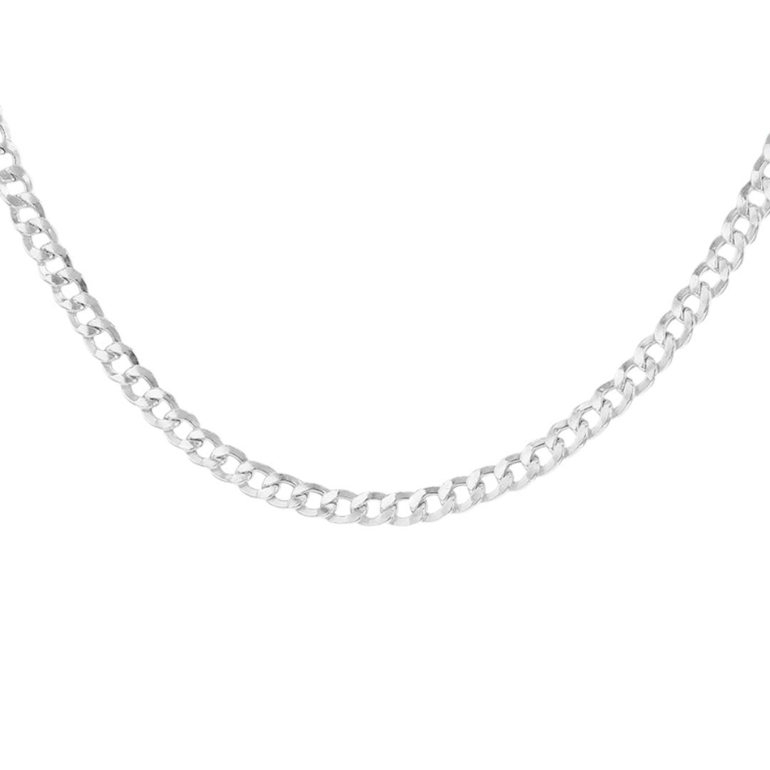 Sterling Silver 100 Hollow Curb Chain