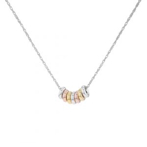 3-Colour Rings Prince of Wales Pendant