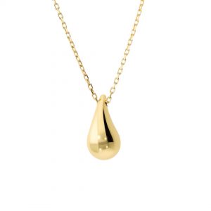 9k Gold Shiny Acorn Pendant