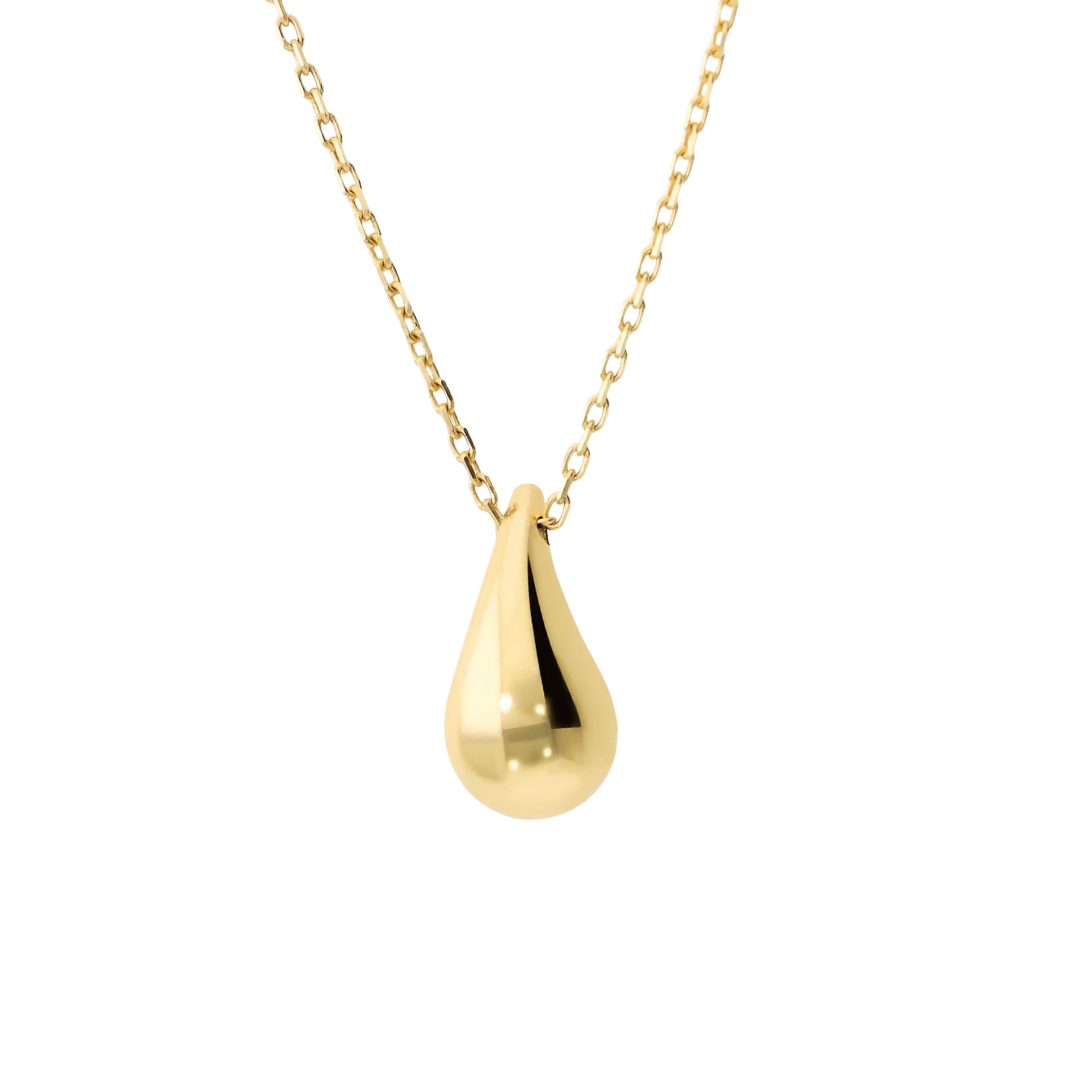 9k Gold Shiny Acorn Pendant