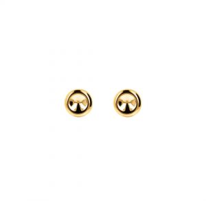 Bronzallure Golden Polished Ball Studs