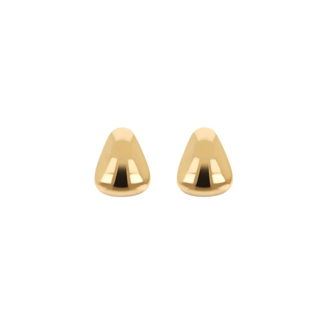 Bronzallure Golden Polished Huggie Earring