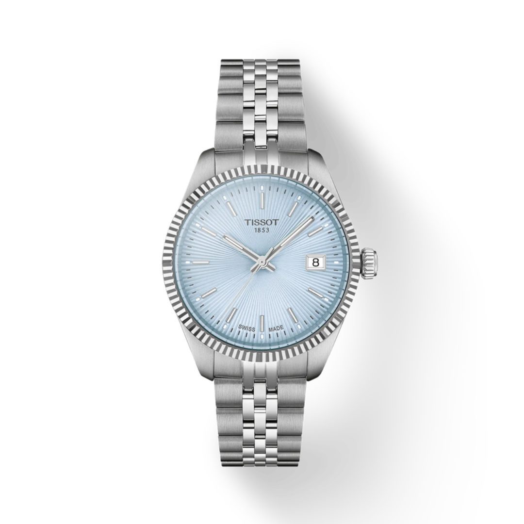Tissot Ballade Unisex Blue Dial Steel Bracelet