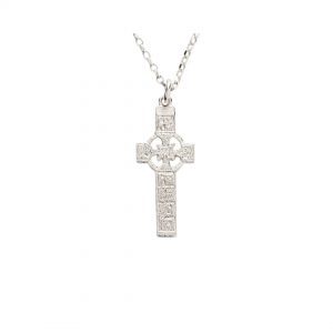 Sterling Silver Cross of St. Patrick and St. Columba