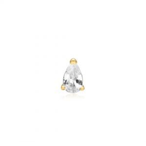Ania Haie Gold Pear Barbell Single Earring
