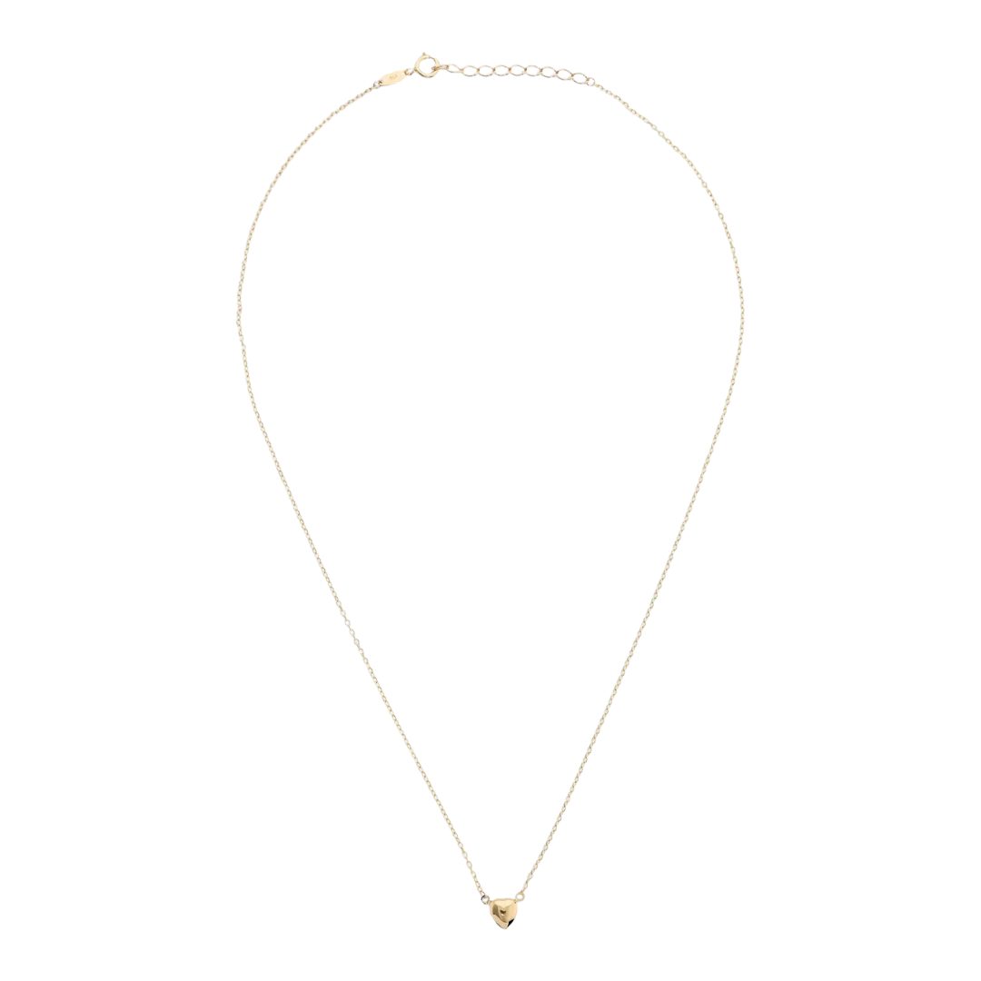 9k Gold Mini Heart Necklace - Image 2