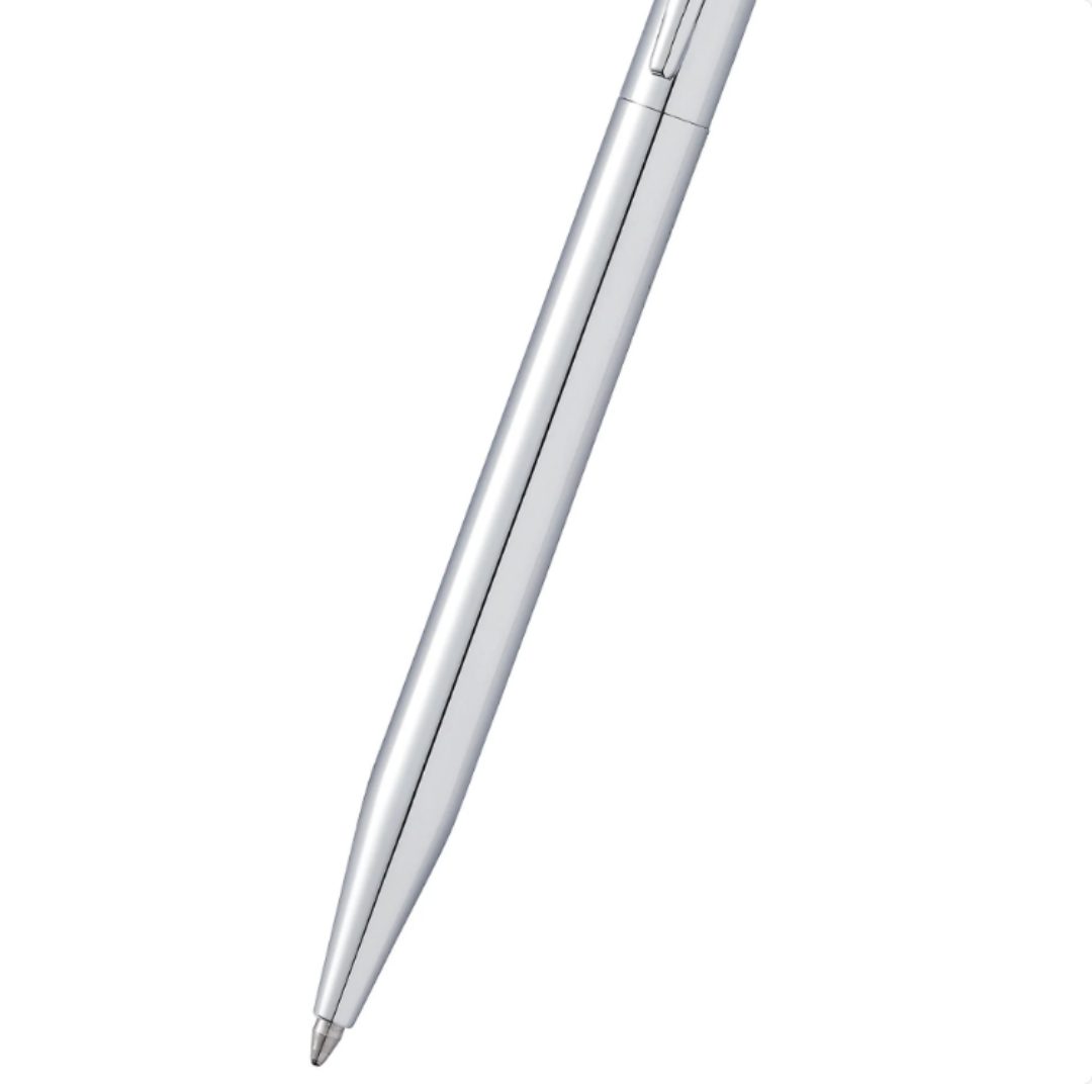 Cross Pen Click Chrome Ballpoint Pen - Image 2
