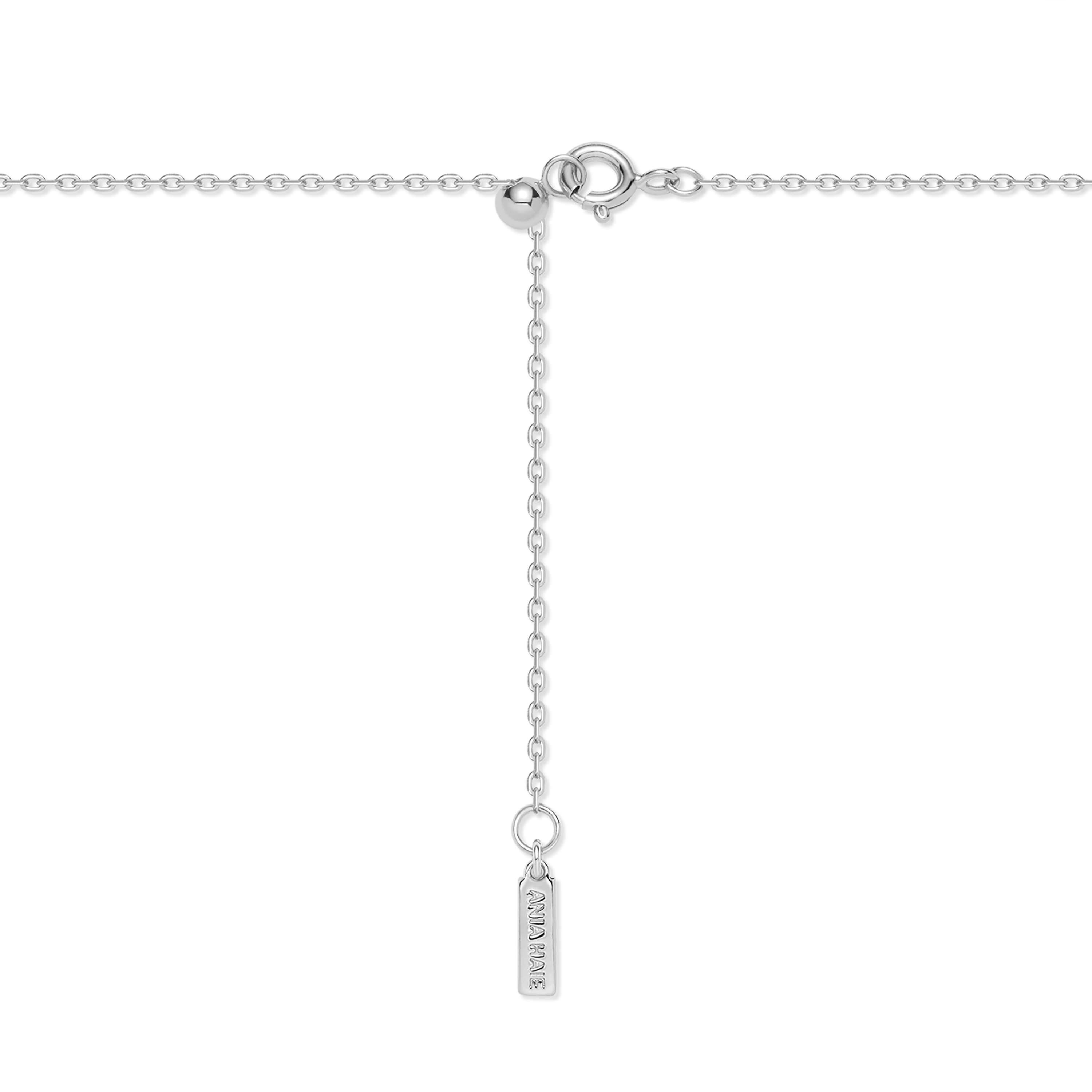 Ania Haie Diamond-Cut Sunny Disc Necklace - Image 3