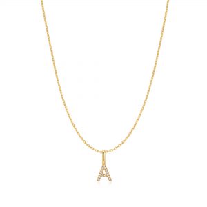 Ania Haie Gold Initial Pendant
