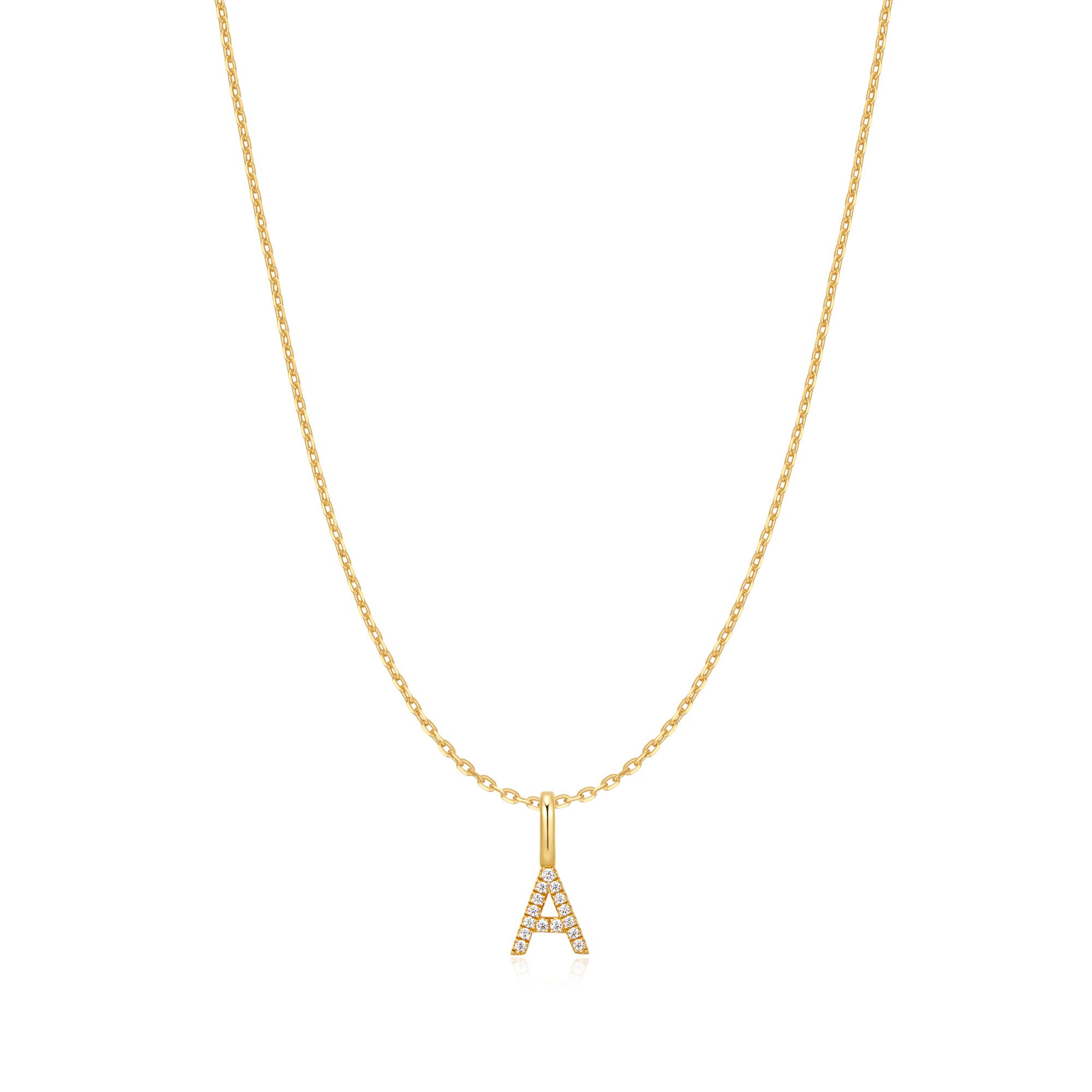 Ania Haie Gold Initial Pendant
