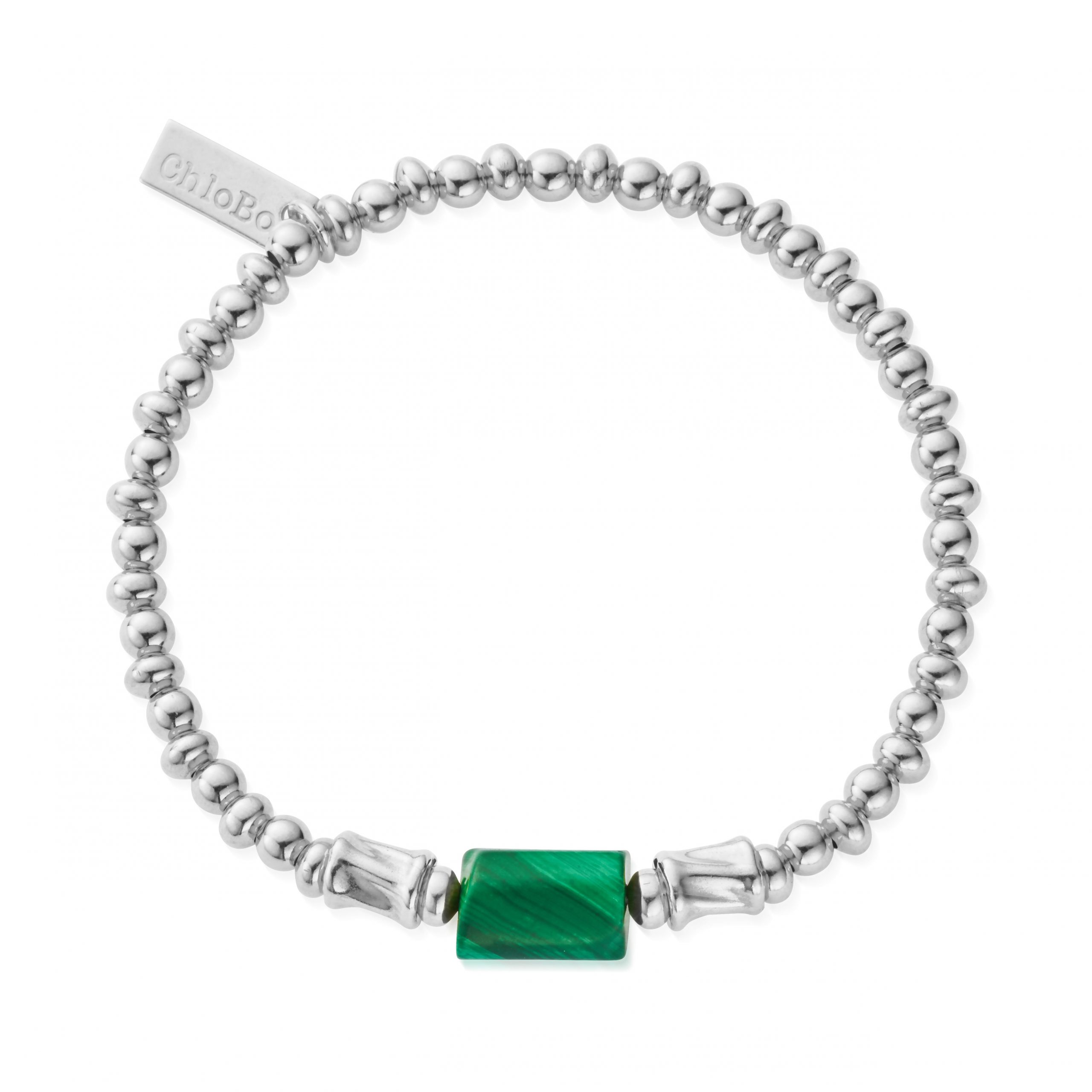 ChloBo Silver Protection Spirit Stone Bracelet