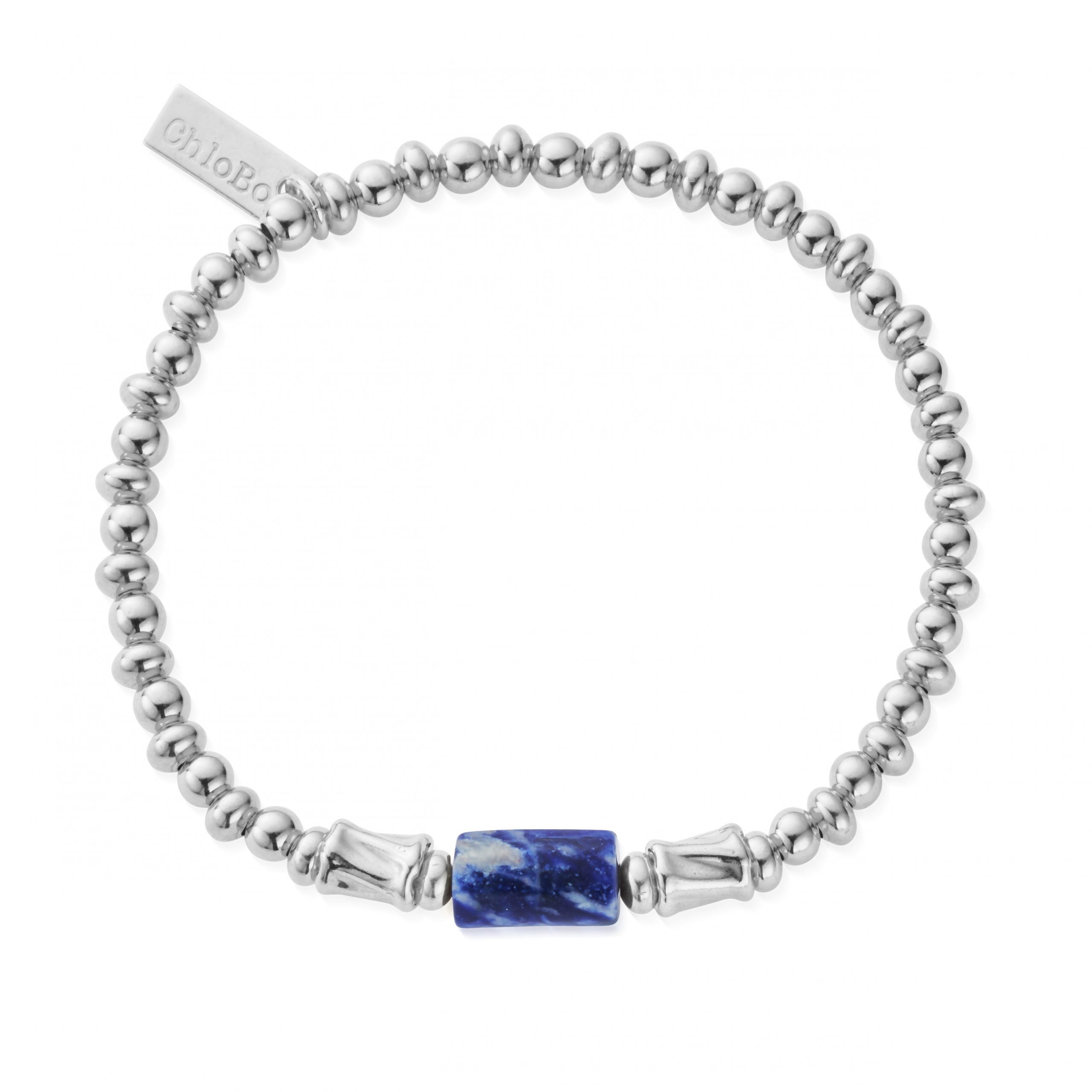 ChloBo Silver Guidance Spirit Stone Bracelet