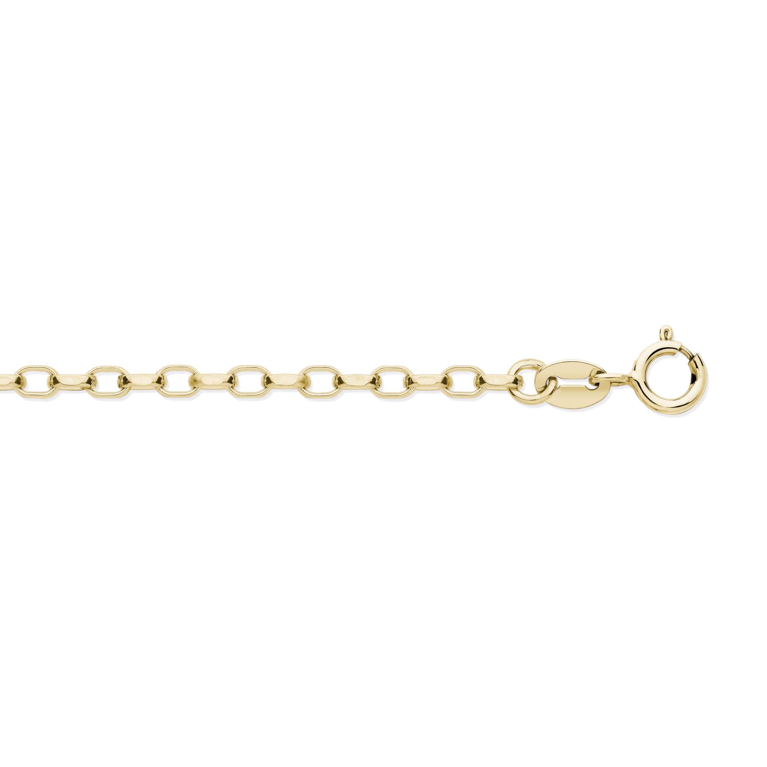 9k Gold Tight Curb Chain 18" - Image 2