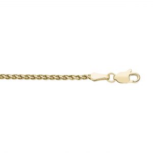 9k Gold Spiga Chain 18"