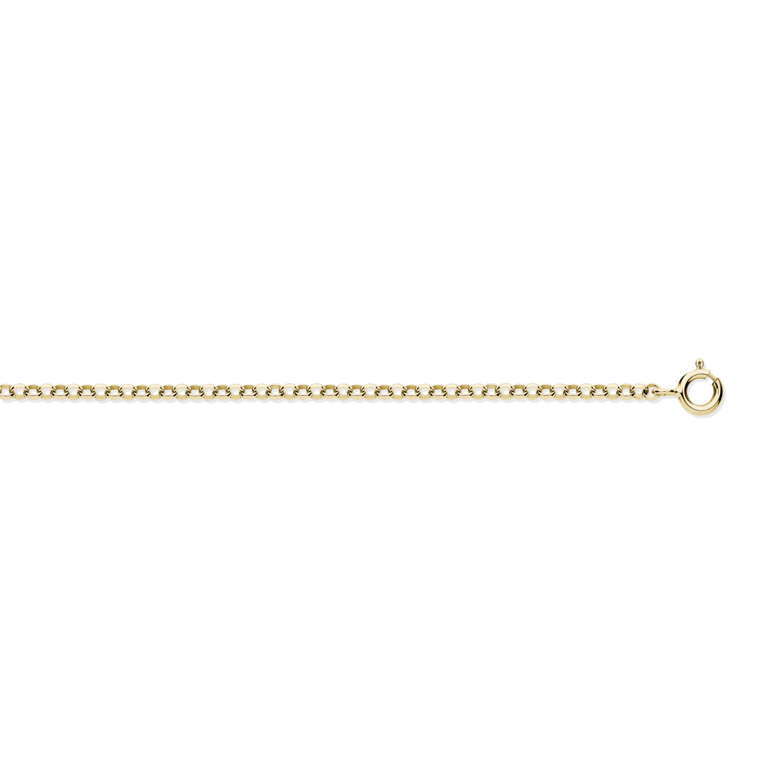 9k Gold Round Belcher Chain 18" - Image 2