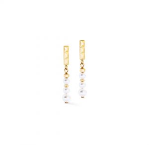 Coeur de Lion Princess Sunray Gold-Brown Earrings
